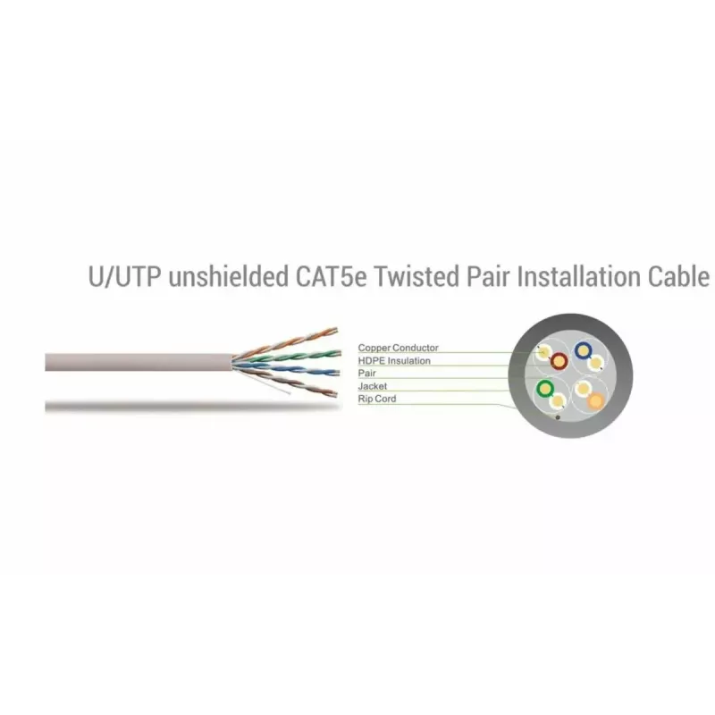 Tinklo kabelis SBOX UTP-305 CAT5E RJ45 305 m mėlynas