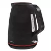 Elektrinis virdulys MANTA KTL9230B 1,7L 2200W Juodas, plastikinis korpusas, Strix valdiklis, vandens lygio indikatorius