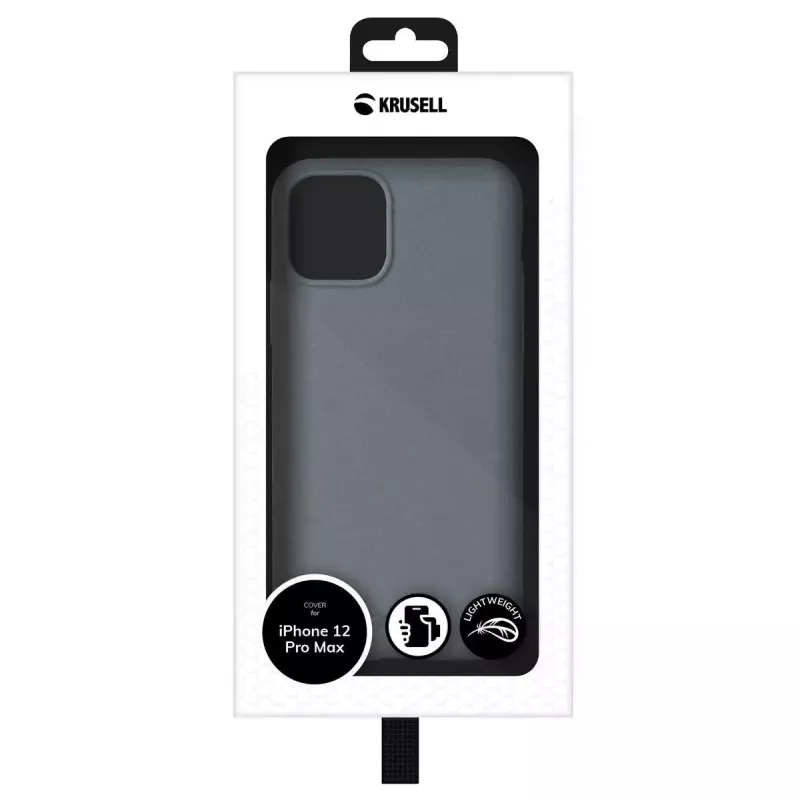 Krusell dėklas iPhone 12 Pro Max 17 cm (6,7 col.) pilkas