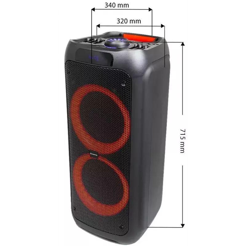 Nešiojamasis Bluetooth garsiakalbis MANTA SPK5310 PRO 20W — belaidis, įkraunamas, TWS palaikymas