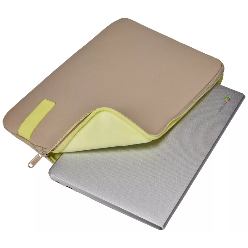 Case Logic Reflect REFPC-113 Plaza Taupe/Sun-Lime 33,8 cm (13,3 col.) įmautė