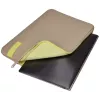 Case Logic Reflect REFPC-114 Plaza Taupe/Sun-Lime 35,6 cm (14 colių) rankovės tipo dėklas
