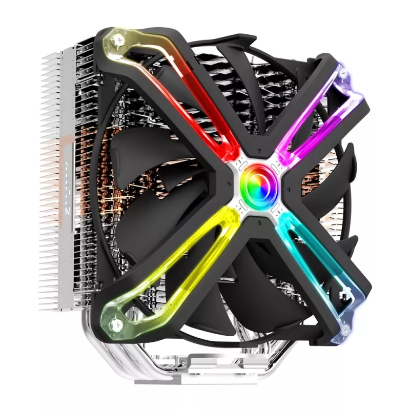 Zalman CNPS17X kompiuterio aušinimo sistema Procesoriaus aušintuvas 14 cm Juoda, Pilka