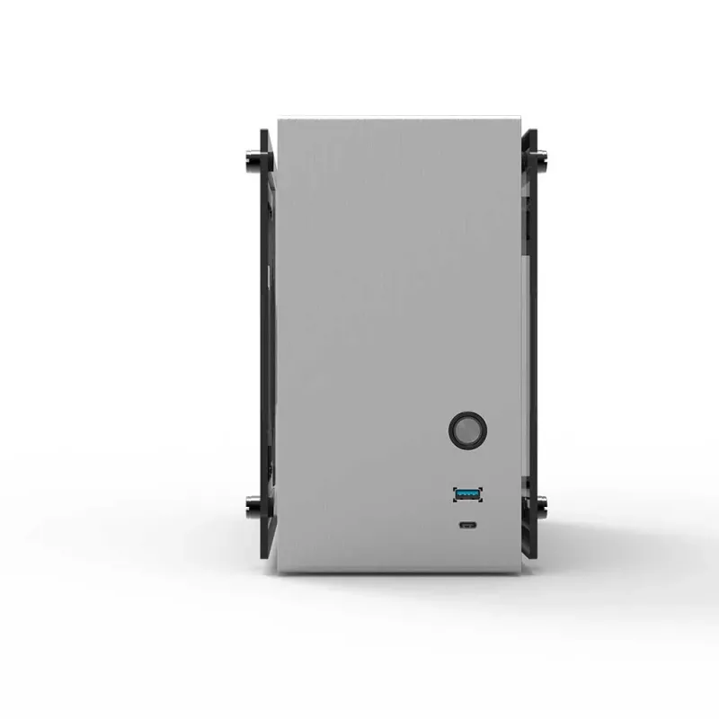 Korpusas Zalman M2 Mini-Sidabrinė Mini Tower sidabrinis