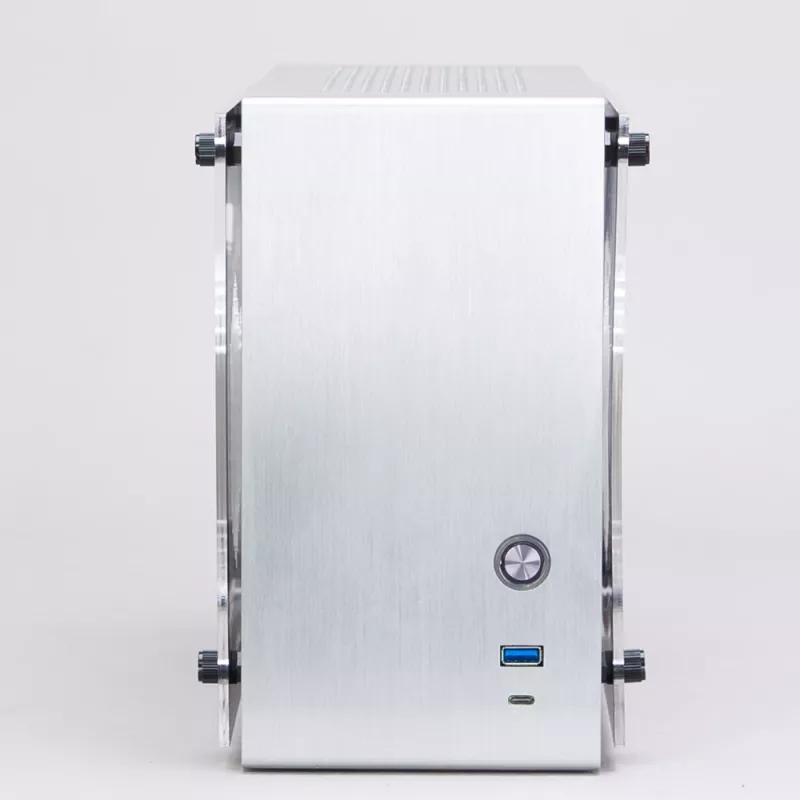 Korpusas Zalman M2 Mini-Sidabrinė Mini Tower sidabrinis