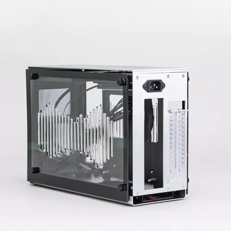 Korpusas Zalman M2 Mini-Sidabrinė Mini Tower sidabrinis