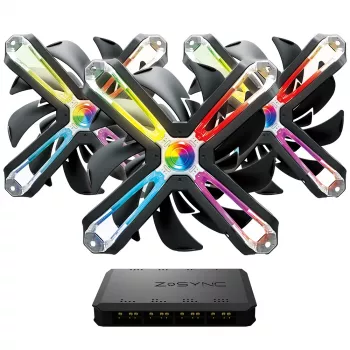 Zalman ZM-SF120A3 kompiuterio aušinimo sistema Kompiuterio korpuso ventiliatorius 12 cm juodas