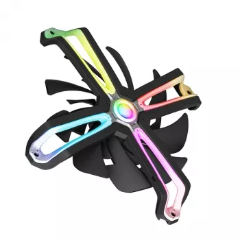 Zalman ZM-SF140 kompiuterio aušinimo sistema Kompiuterio korpuso ventiliatorius 14 cm Juoda 1 vnt.