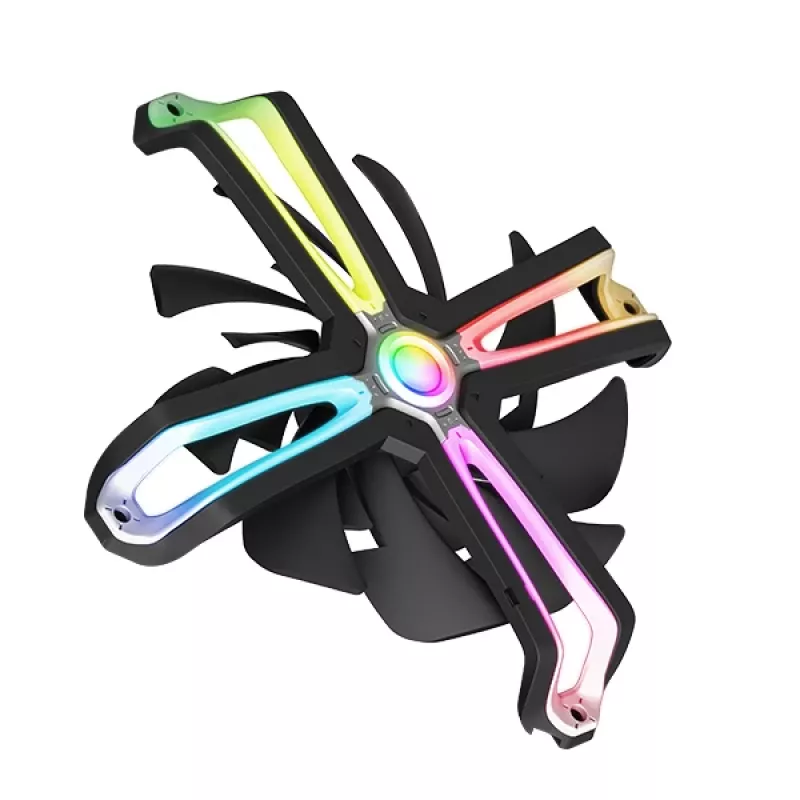 Zalman ZM-SF140 kompiuterio aušinimo sistema Kompiuterio korpuso ventiliatorius 14 cm Juoda 1 vnt.