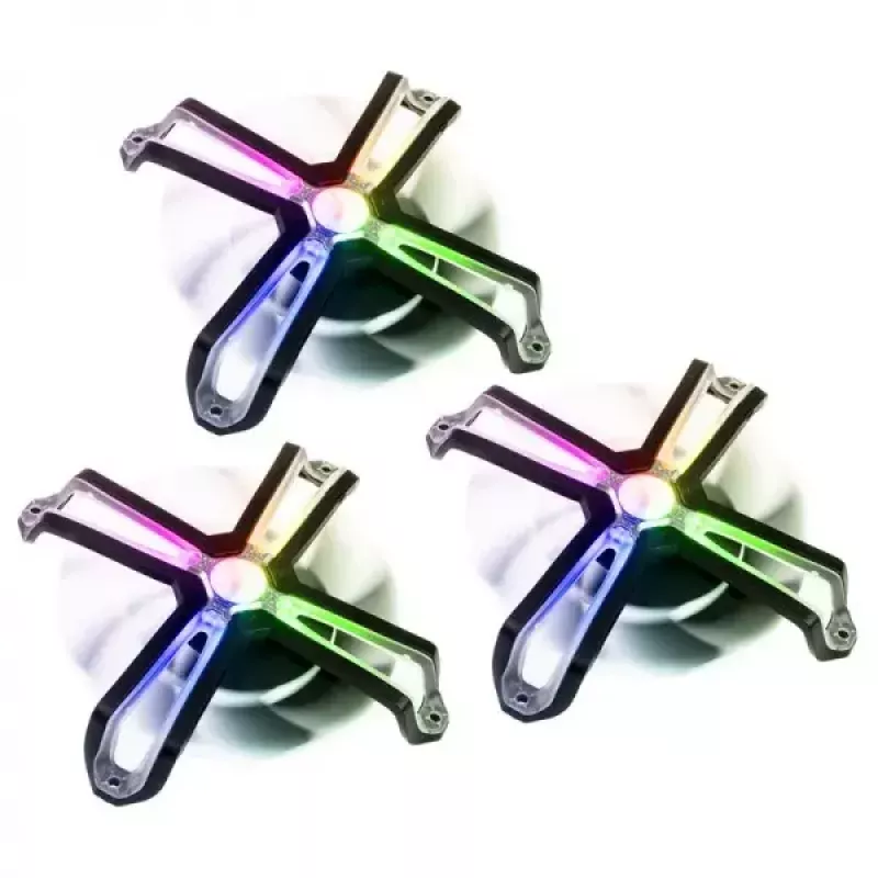Zalman ZM-SF140A3 kompiuterio aušinimo sistema Kompiuterio korpuso ventiliatorius 14 cm Juoda 3 vnt.