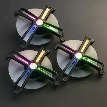 Zalman ZM-SF140A3 kompiuterio aušinimo sistema Kompiuterio korpuso ventiliatorius 14 cm Juoda 3 vnt.