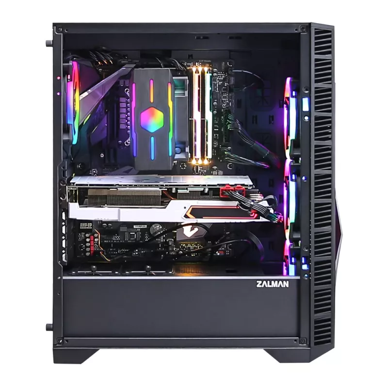 PC korpusas Zalman Z3 Iceberg Juoda Midi Tower