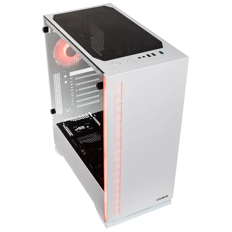 Zalman S5 WHITE kompiuterio korpusas Midi Tower