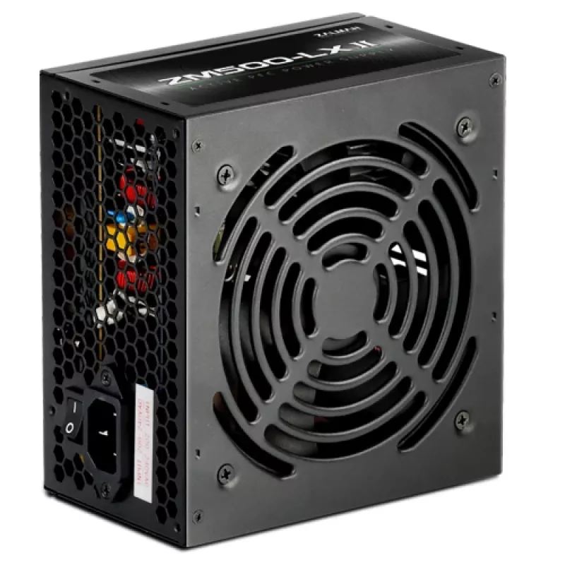 Zalman ZM500-LXII maitinimo blokas 500 W 20+4 kontaktų ATX ATX juodas