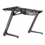 Žaidimų stalas Sandberg Fighter Gaming Desk 2 juodas