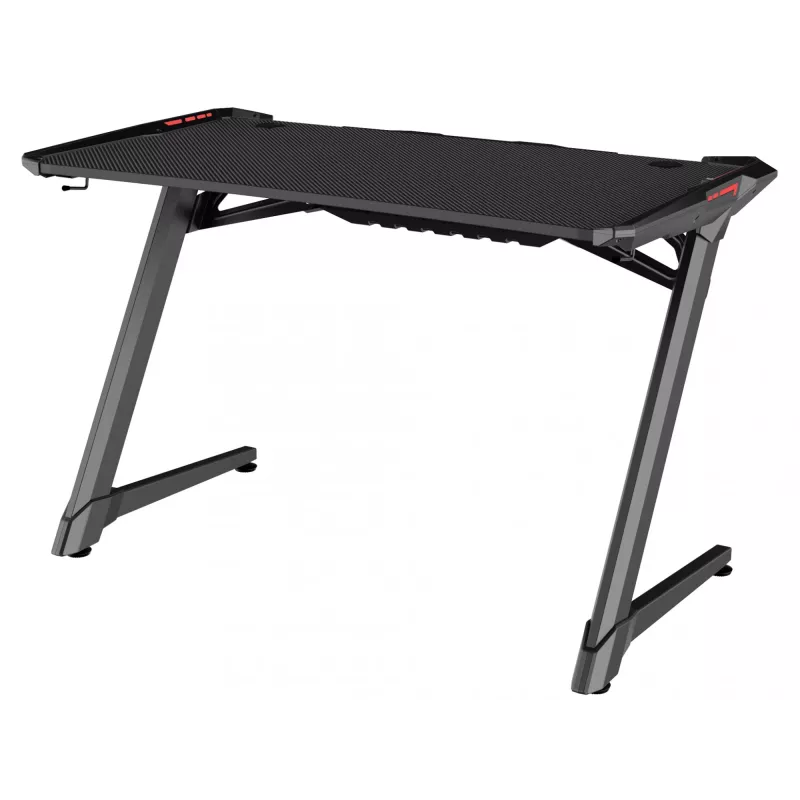 Žaidimų stalas Sandberg Fighter Gaming Desk 2 juodas