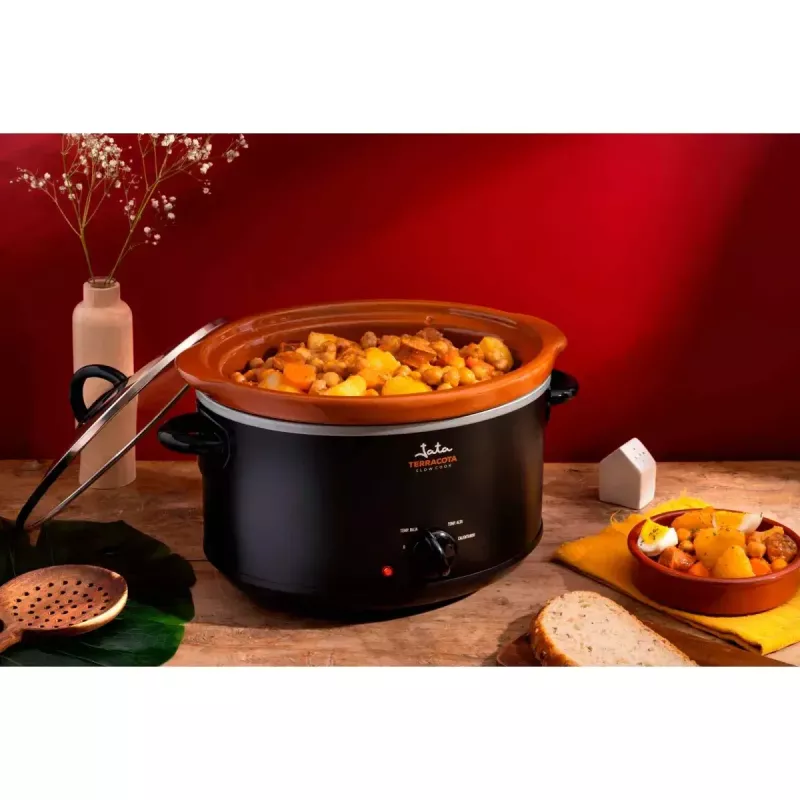 Lėta viryklė JATA JEOL2135 3,5L 180W Juoda Terakotinė