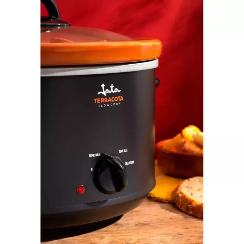 Lėta viryklė JATA JEOL2135 3,5L 180W Juoda Terakotinė