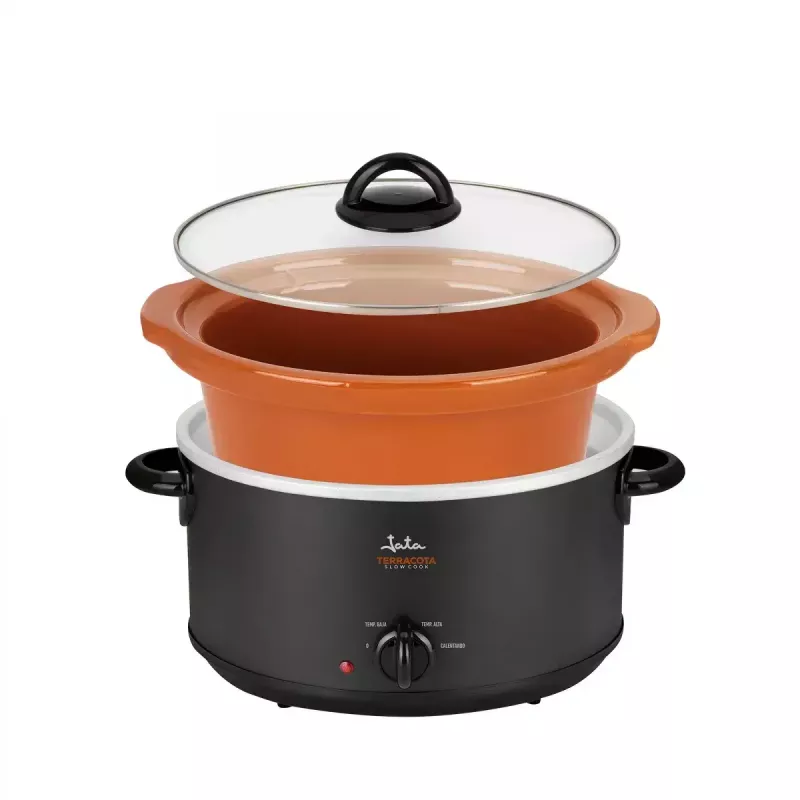 Lėta viryklė JATA JEOL2135 3,5L 180W Juoda Terakotinė
