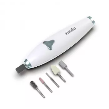“HoMedics Luxury 6-in-1” elektrinis manikiūro/pedikiūro rinkinys, 6 galvutės, baterija, plastikas