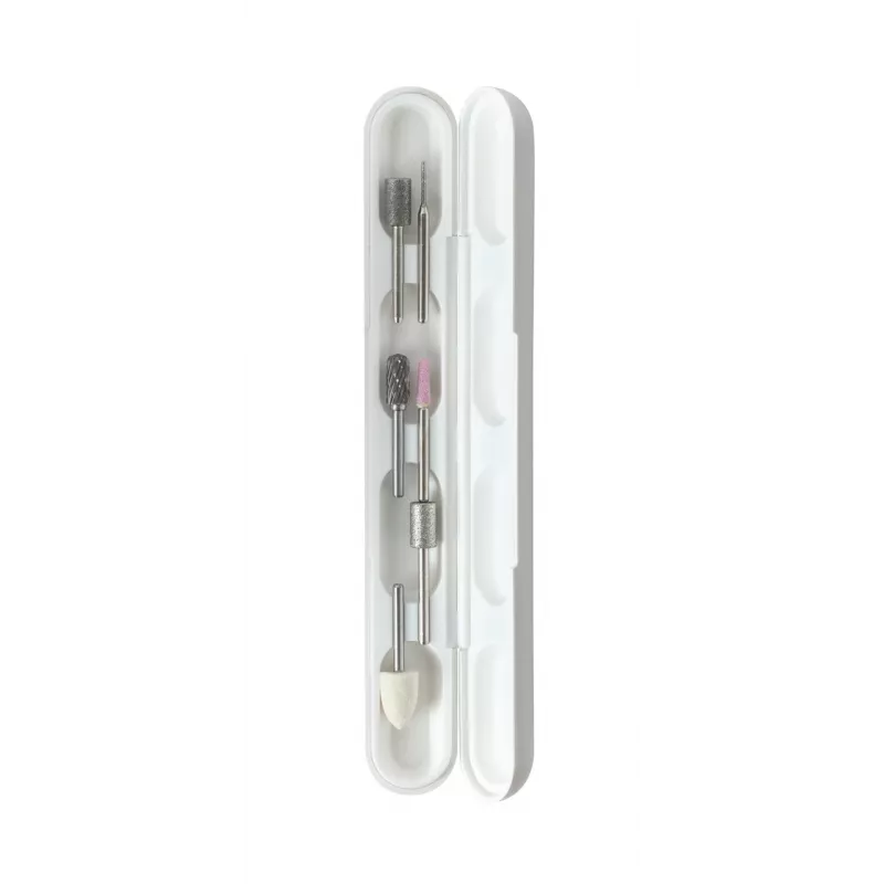 “HoMedics Luxury 6-in-1” elektrinis manikiūro/pedikiūro rinkinys, 6 galvutės, baterija, plastikas