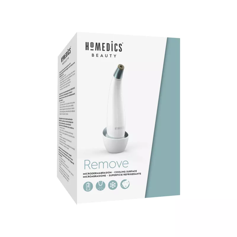 HoMedics MD-1000-EU2 odos priežiūros prietaisas Odos vakuuminė mikrodermabrazija Balta