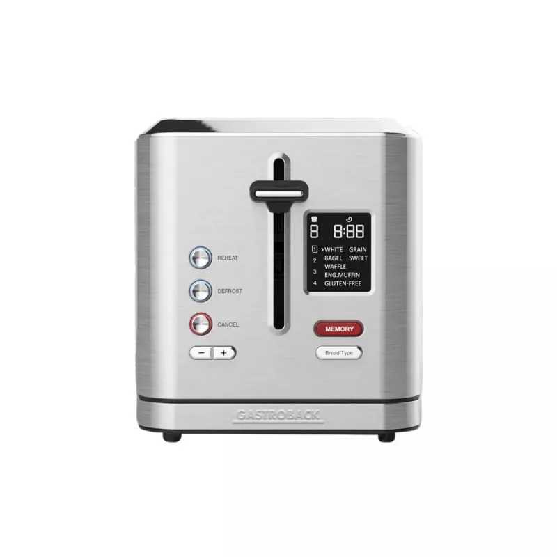 Gastroback Design Digital 2S Skrudintuvas 2 riekėms 950 W Nerūdijantis plienas
