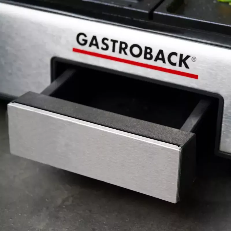 Gastroback Design Plancha & BBQ kontaktinis grilis 2000 W nerūdijantis plienas