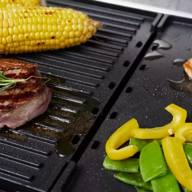 Gastroback Design Plancha & BBQ kontaktinis grilis 2000 W nerūdijantis plienas