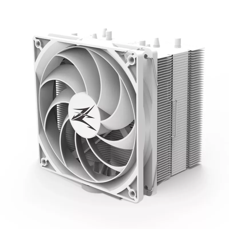 Zalman CNPS10X PERFORMA White – didelio našumo baltas procesoriaus aušintuvas 180 W TDP 135 mm EBR