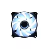 Zalman ZM-IF120 120 mm pieno baltumo aRGB ventiliatorius su begalybės efektu, 1 200 aps./min., 21,0 dB(A), 55,2 CFM, kompiuterio korpusui, 12 cm