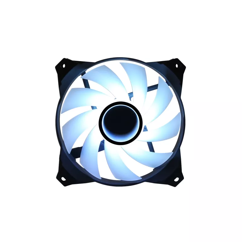 Zalman ZM-IF120 120 mm pieno baltumo aRGB ventiliatorius su begalybės efektu, 1 200 aps./min., 21,0 dB(A), 55,2 CFM, kompiuterio korpusui, 12 cm