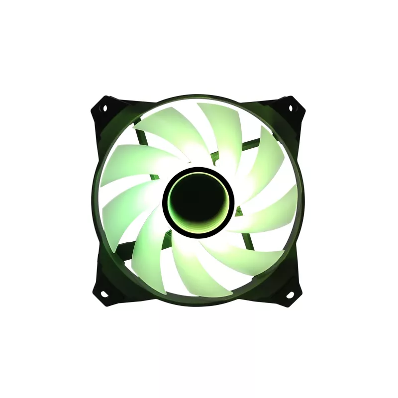 Zalman ZM-IF120 120 mm pieno baltumo aRGB ventiliatorius su begalybės efektu, 1 200 aps./min., 21,0 dB(A), 55,2 CFM, kompiuterio korpusui, 12 cm