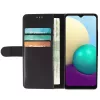 Dėklas-piniginė Krusell Galaxy A02 16,5 cm juoda, 3 kortelių kišenės