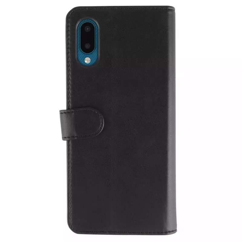 Dėklas-piniginė Krusell Galaxy A02 16,5 cm juoda, 3 kortelių kišenės