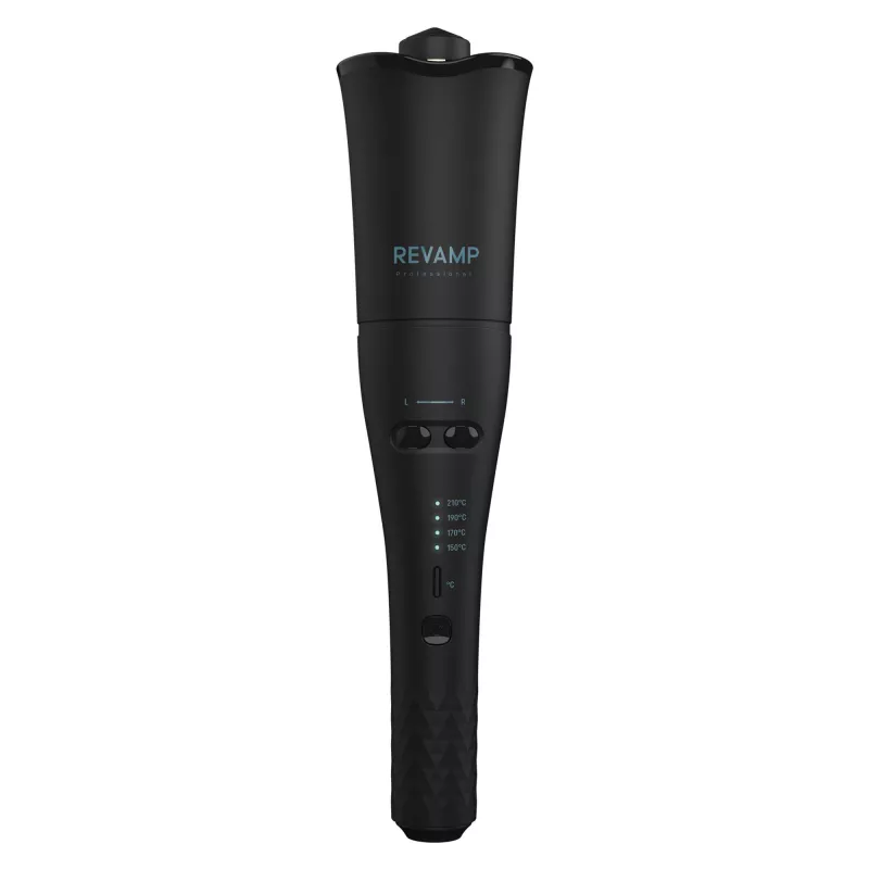 Revamp Progloss Hollywood Curl automatinis garbanojimo lygintuvas Warm Juoda 3 m