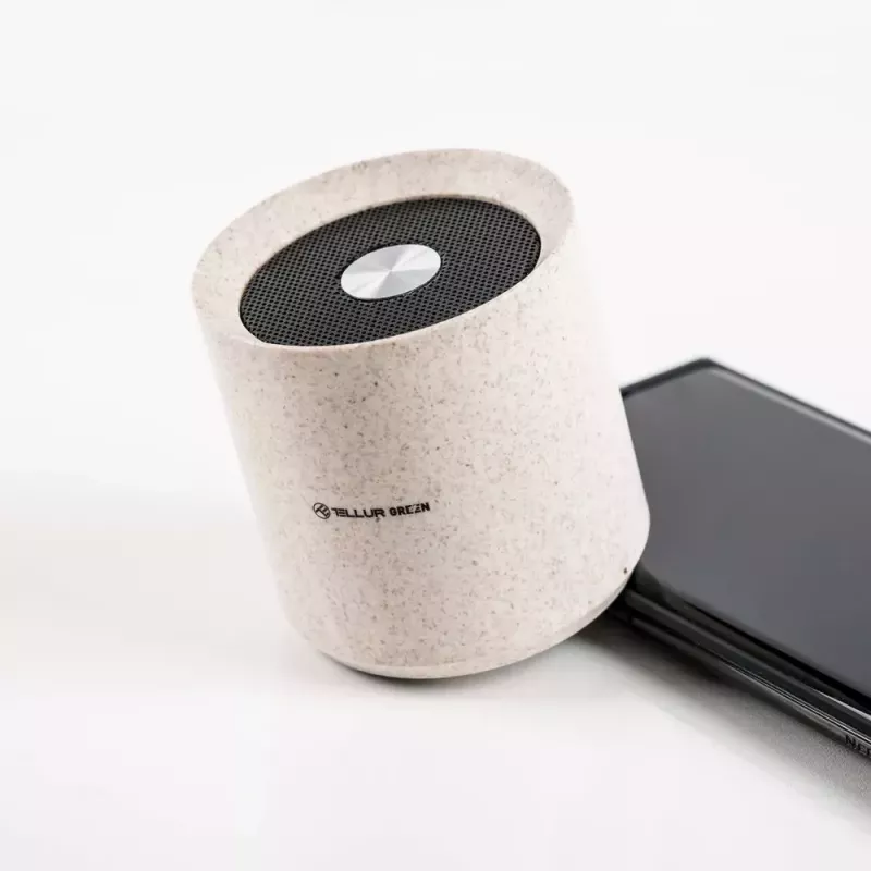 Nešiojamasis garsiakalbis Tellur Bluetooth garsiakalbis žalias 3W kreminis