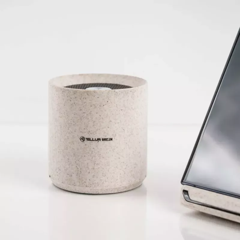 Nešiojamasis garsiakalbis Tellur Bluetooth garsiakalbis žalias 3W kreminis