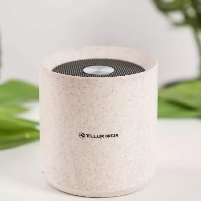 Nešiojamasis garsiakalbis Tellur Bluetooth garsiakalbis žalias 3W kreminis