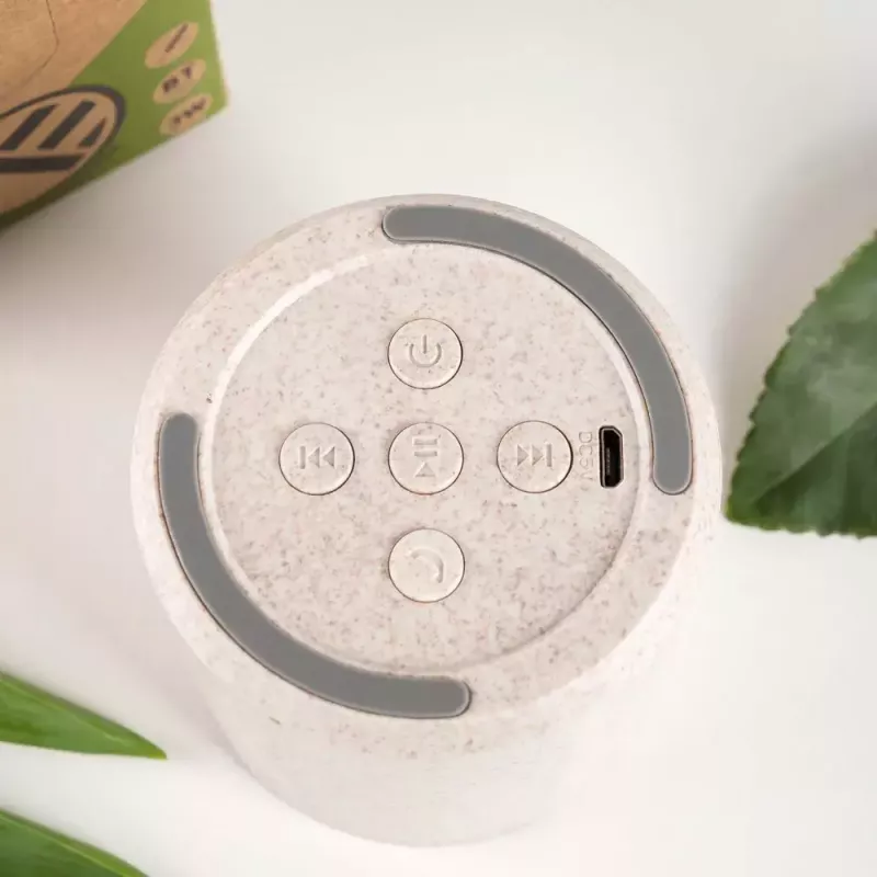 Nešiojamasis garsiakalbis Tellur Bluetooth garsiakalbis žalias 3W kreminis