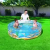 Pripučiamas baseinas Bestway Transparent Sea Life Pool Ø1,5 m x A53 cm