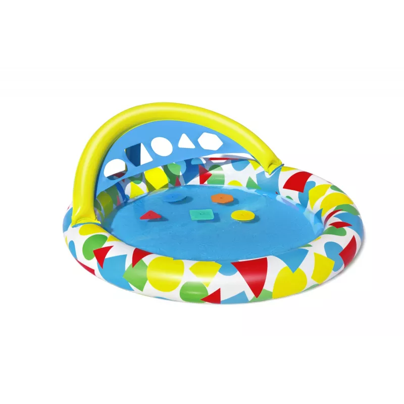 Pripučiamas baseinas Bestway 52378, matmenys 47 coliai x 46 coliai x 18 colių (pripučiamas kiemo baseinas)