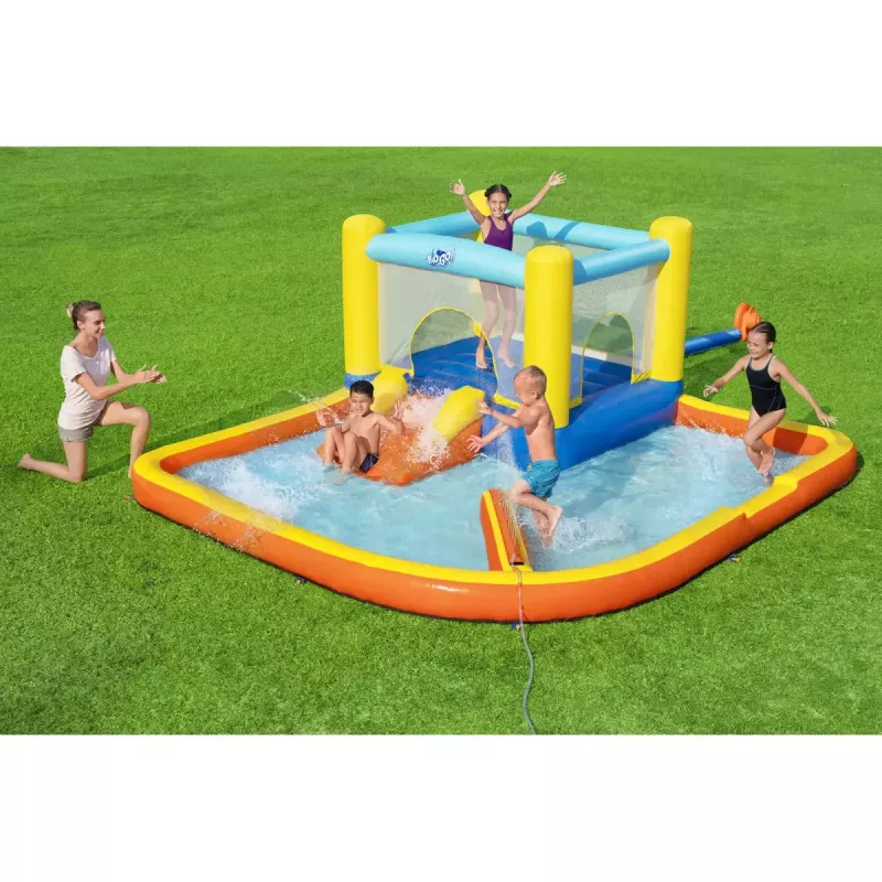 Pripučiamas žaidimų centras Bestway H2OGO! Beach Bounce Kids Water Park 1,52 m