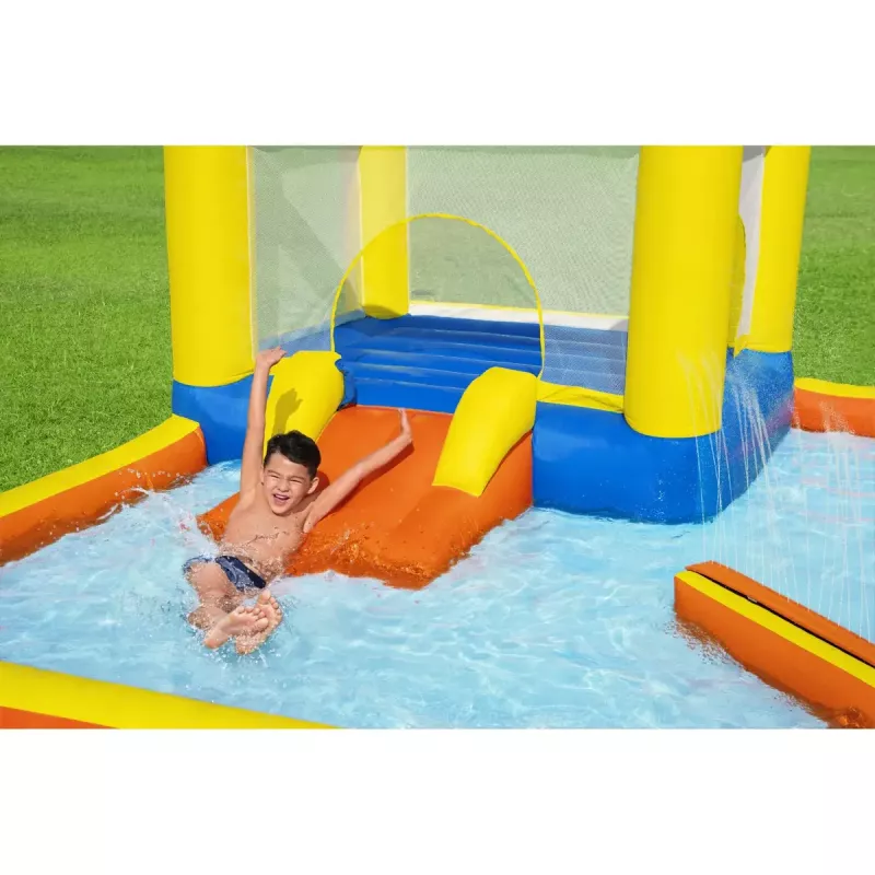 Pripučiamas žaidimų centras Bestway H2OGO! Beach Bounce Kids Water Park 1,52 m
