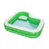 Bestway 7'7 colių x 7'7 colių x 20 colių / 2,31 m x 2,31 m x 51 cm Tropical Paradise šeimos baseinas