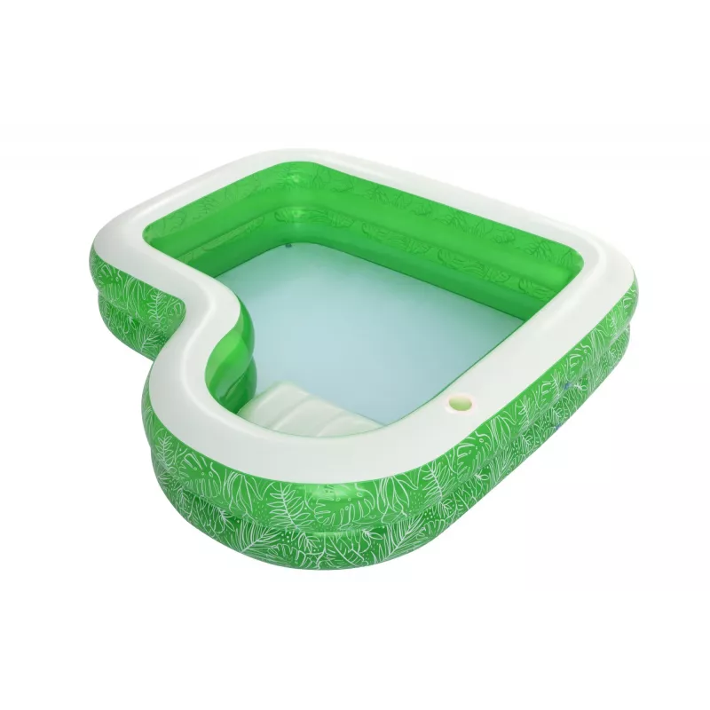 Bestway 7'7 colių x 7'7 colių x 20 colių / 2,31 m x 2,31 m x 51 cm Tropical Paradise šeimos baseinas