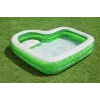 Bestway 7'7 colių x 7'7 colių x 20 colių / 2,31 m x 2,31 m x 51 cm Tropical Paradise šeimos baseinas