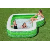 Bestway 7'7 colių x 7'7 colių x 20 colių / 2,31 m x 2,31 m x 51 cm Tropical Paradise šeimos baseinas