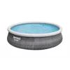 Bestway 57372 antžeminis baseinas pripučiamas baseinas apvalus 12362 L pilkas