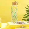 Stiklinis butelis Cambridge CM06991 550 ml su bambukiniu dangteliu
